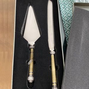 NWOT Olivia Riegel  Wedding Knife Set